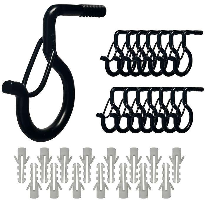 String Light Hook 15 Pack Q Hanger Heavy Duty Ceiling Screw In Hook