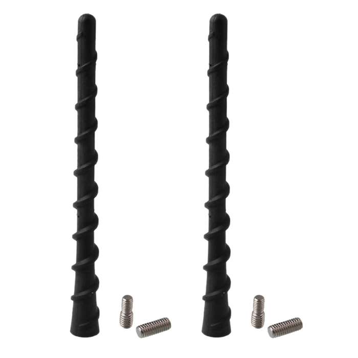 2x 7 Inch Spiral Direct Replacement Antenna for Chrysler Jeep Dodge