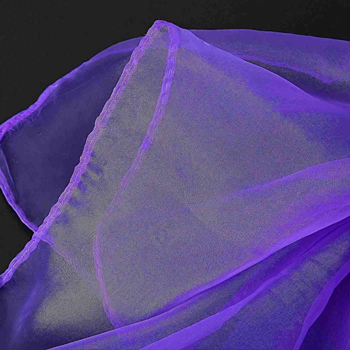 Plain Chiffon Neck Scarf Head Scarves 70 Cm X 70cm (light Purple)