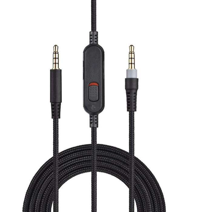 Replacement Audio Cable with Mute Volume Control for Kingston Hyperx