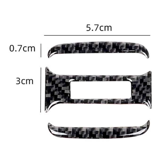 Rear Seat Air Vent Outlet Sticker Trim for Toyota 4runner 2010-2020