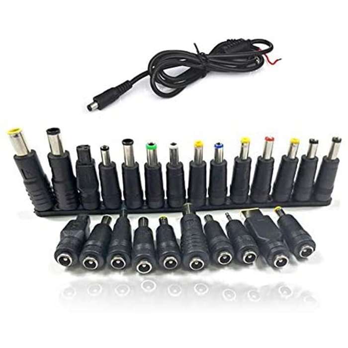 31pcs Ac Dc Charger Connectors Laptop Power Adapter Conversion Head