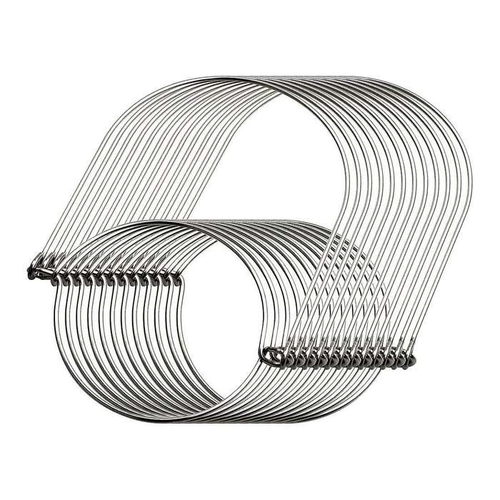12 Pack Stainless Steel Wire Handles for Mason Jar, Hooks for Mouth