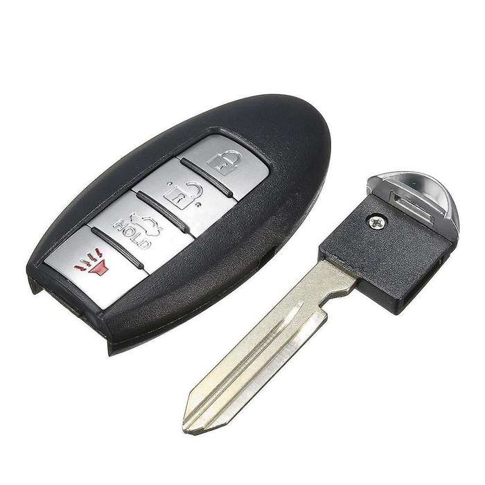 4 Buttons Remote Key Fob Case Shell Uncut Blade for Nissan