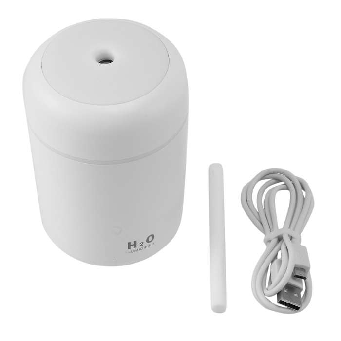 300ml Usb Air Humidifer Aroma Essential Oil Diffuser White