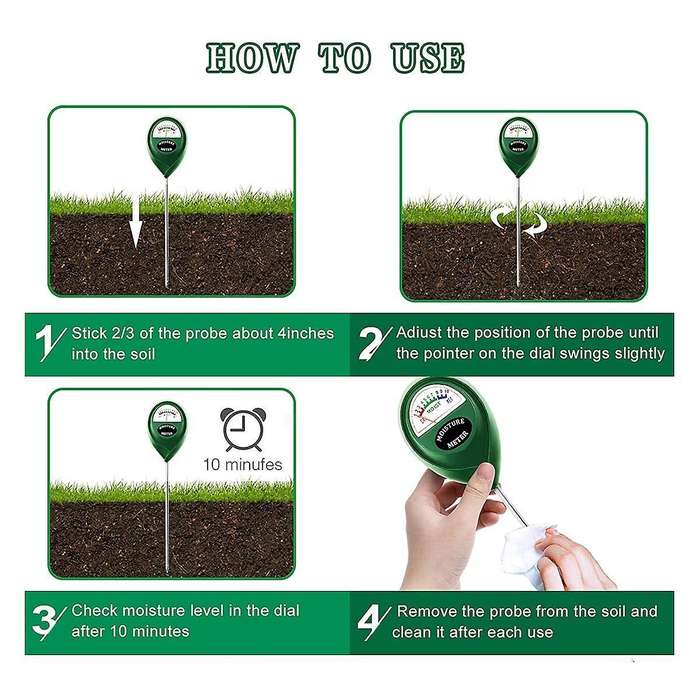 Soil Moisture Meter,plant Water Meter,moisture Sensor for Garden