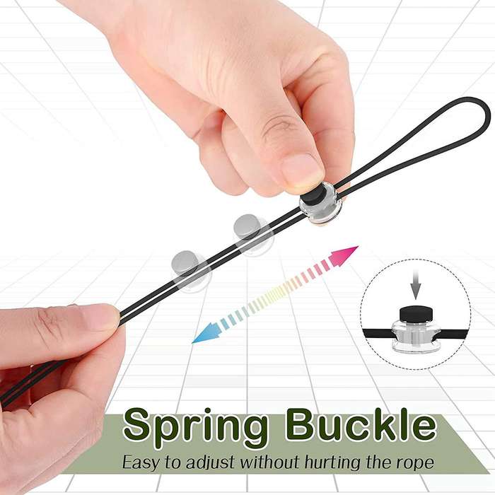 10pcs Elastic Lanyard with Adjustable Length, Earplugs, Mask Extender