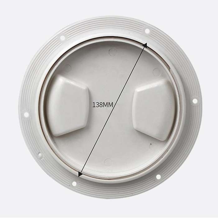 Deck Plate Hatch Marine Boat Yacht Detachable Cover Abs-5 Inch