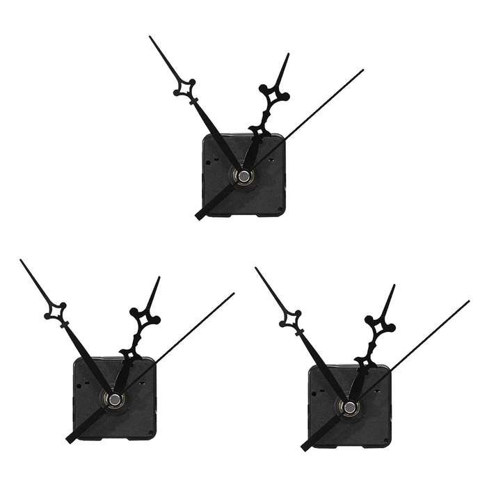 3pcs Replacement Wall Clock Repair Parts with Hands & Kit