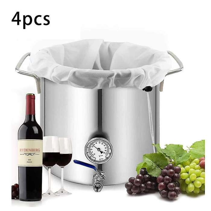 4 Pack Brew Bags -reusable Mesh Bag 38x42cm