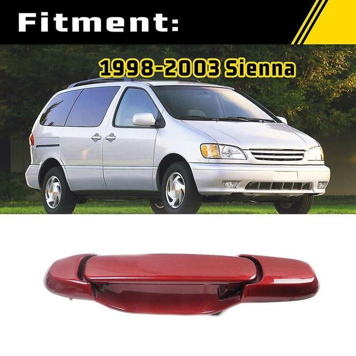Rear Left Or Right Outside Exterior Sliding Door Handle Red New