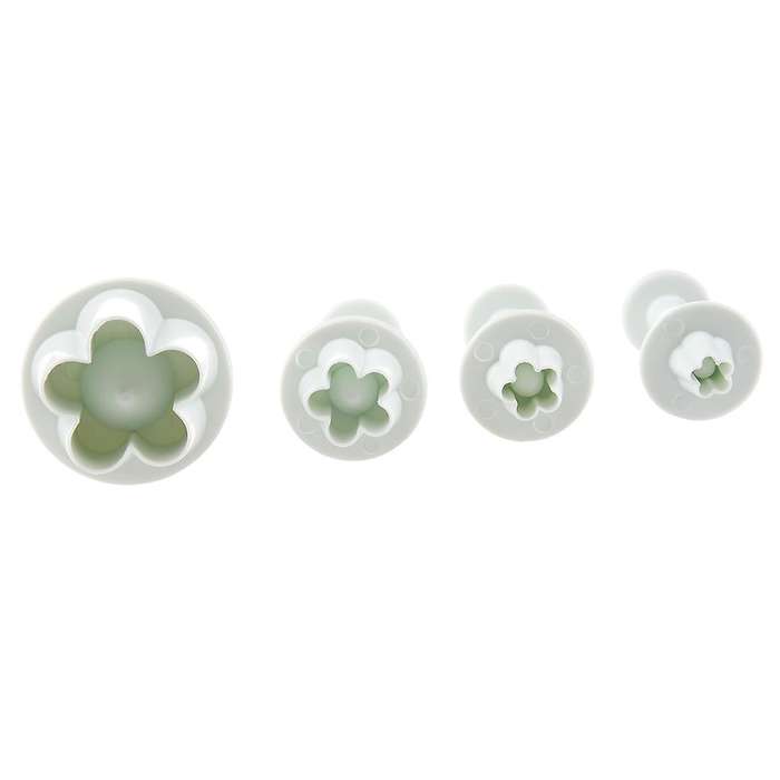 Set Of 3 Laurustinus / Hydrangea Sugarcraft Cake Decorating Plunger