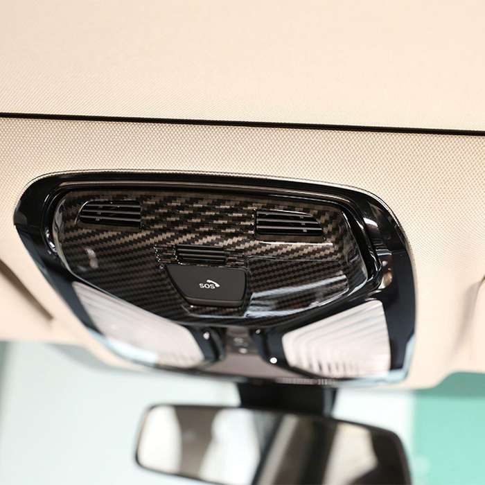 Silver Chrome Front Reading Light Panel Cover Trim