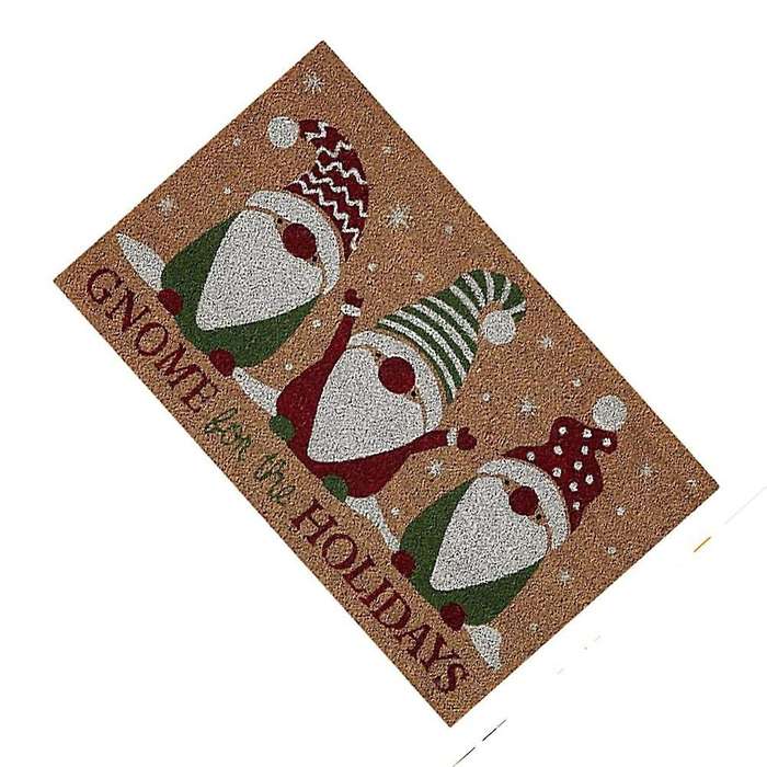 Christmas Halloween Dwarf Doormat Blanket Front Door Decorations