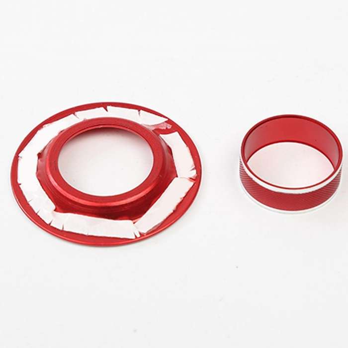 Rearview Mirror Switch Knob Trim for Dodge Challenger 09-14, Red
