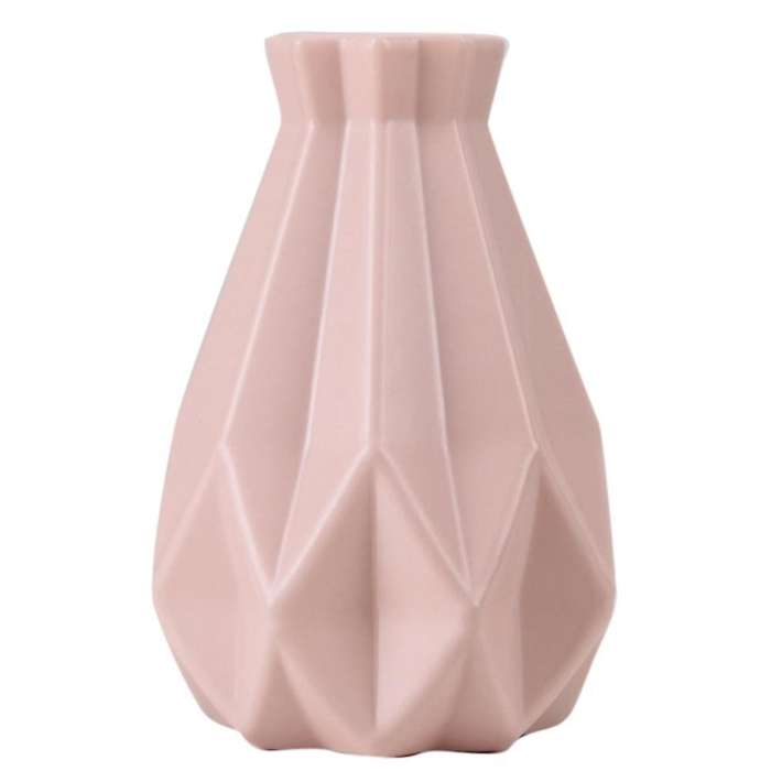Flower Vase Plastic Vase Home Living Room Decoration Ornament,pink