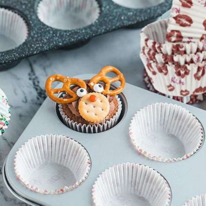 Christmas Cupcake Liners,400 Pieces Standard Size Cupcake Lines
