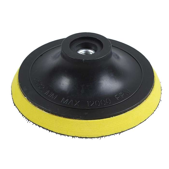 Angle Grinder Sanding Polishing Hook and Loop Backing Pad 4" Dia