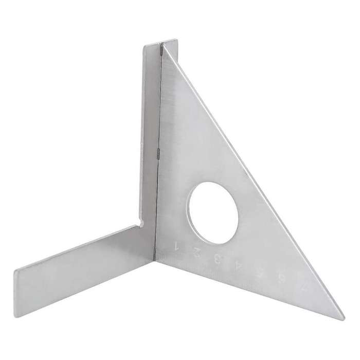Ruler 90degrees 45degrees Angle Woodworking Jig Angle Turning Ruler