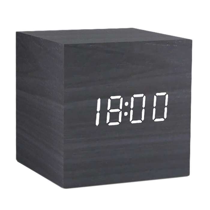 Led Alarm Clocks Usb/aaa Powered Clocks Table Clock Black