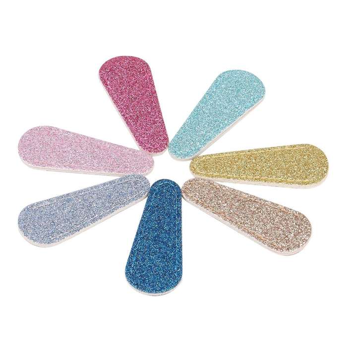 7pcs Embroidery Scissors Sheath Pu Glitter Cover Barber Holster