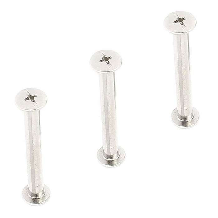 Scrapbook Photo Albums M5x40mm Nickel Plated Binding Screw Post 10pcs