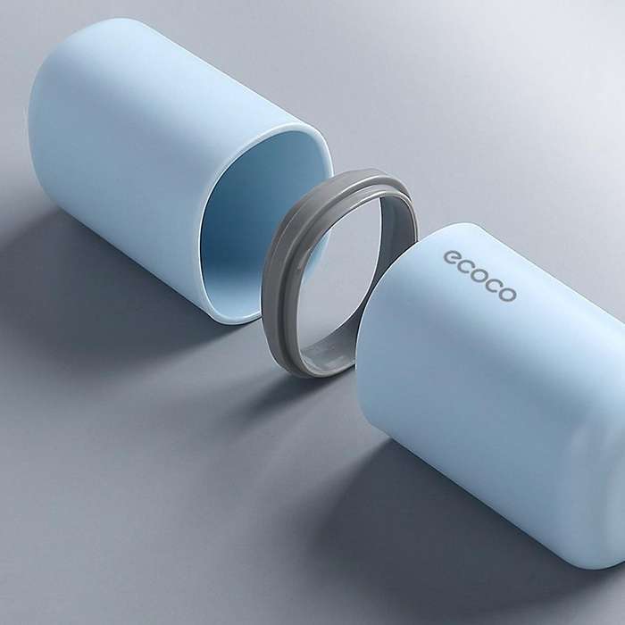 Ecoco Travel Toothbrush Toothpaste Holder Storage Box Storage Cup -a