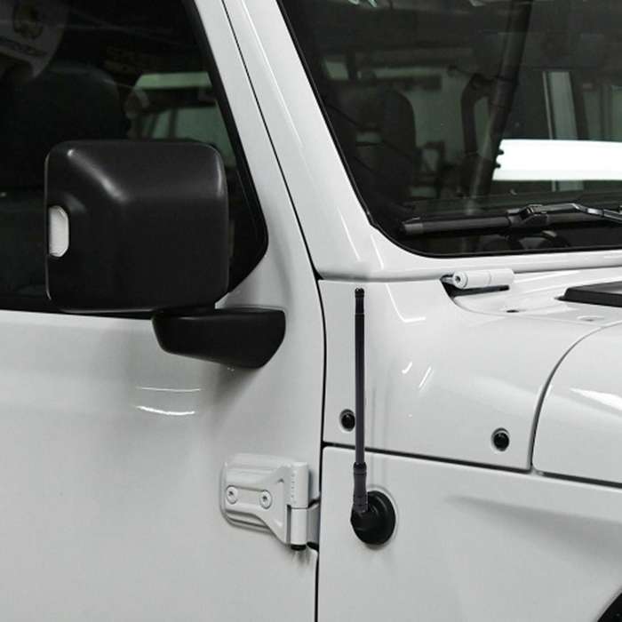 6.7 Inch Reflex Antenna Designed for Jeep Wrangler Black