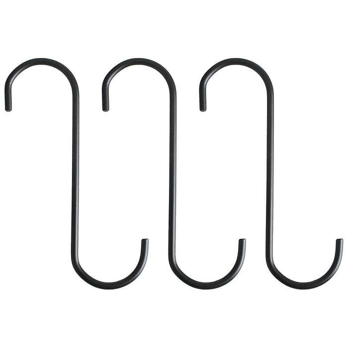 6.5 Inch Black S-shaped Hanging Hooks Heavy-duty S Type Hooks