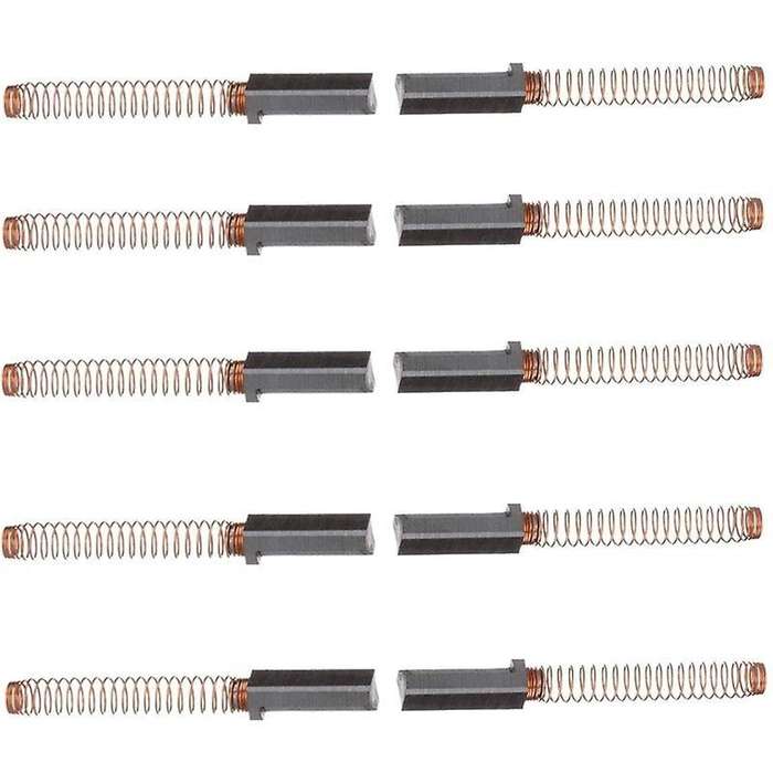 10 Pcs Carbon Motor Brushes Spare for Kitchenaid Mixers W10380496