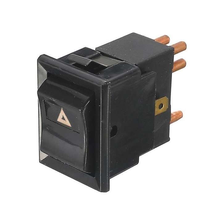7 Pins Black Hazard Warning Lamp Switch for Land Rover Defender 90
