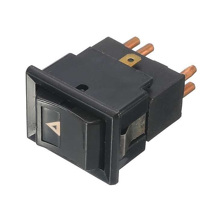 7 Pins Black Hazard Warning Lamp Switch for Land Rover Defender 90