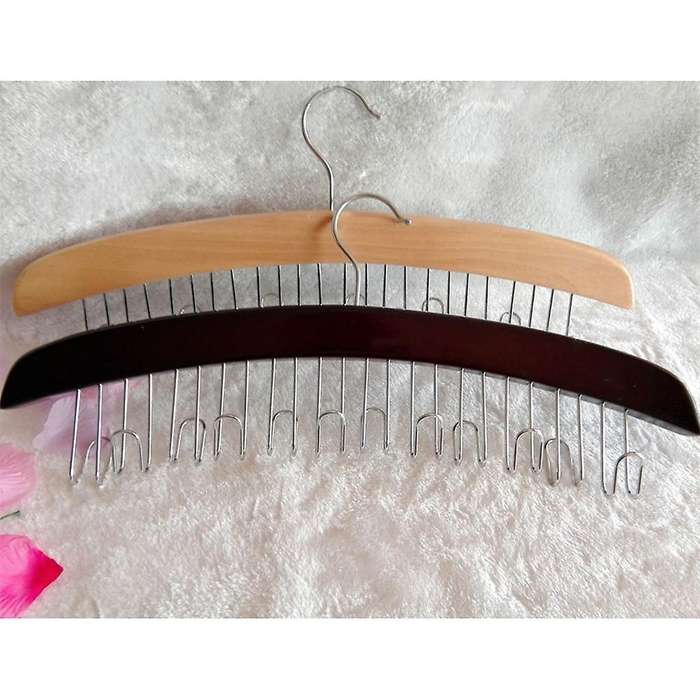 Multifunctional Wooden Belt Hanger Belts Rack Wood