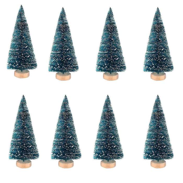48 Pcs Miniature Christmas Tree Artificial for Christmas Diy Craft