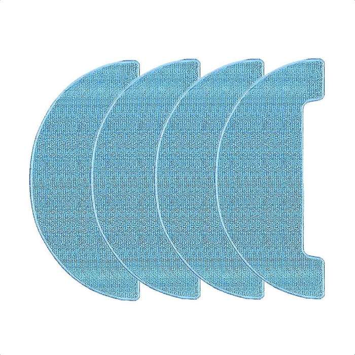 4pcs Replacement Mop Cloths Compatible for Coredy R500,r550(r500+)