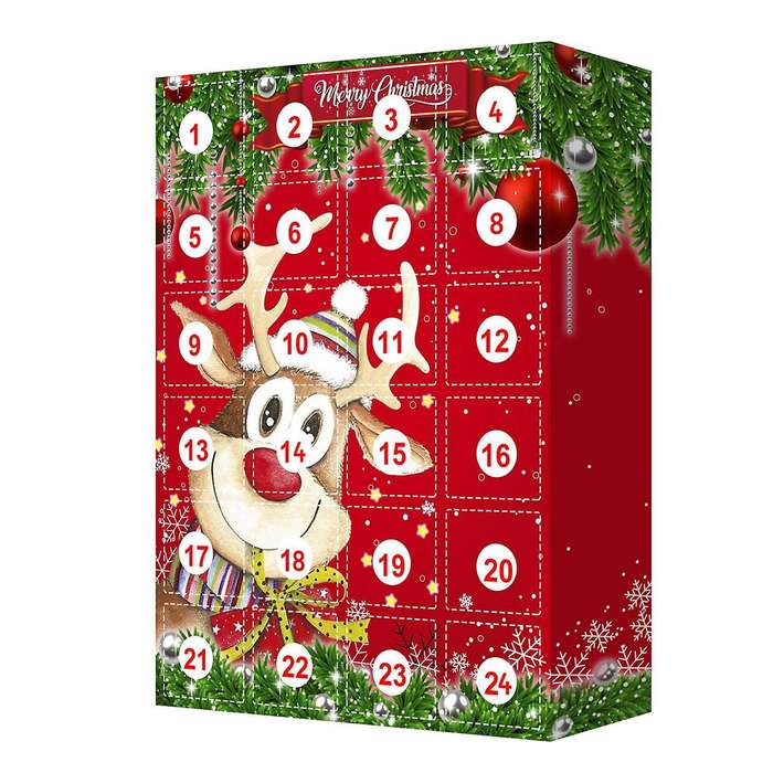 Christmas Advent Calendars Keychain Ornaments Decoration for Kids