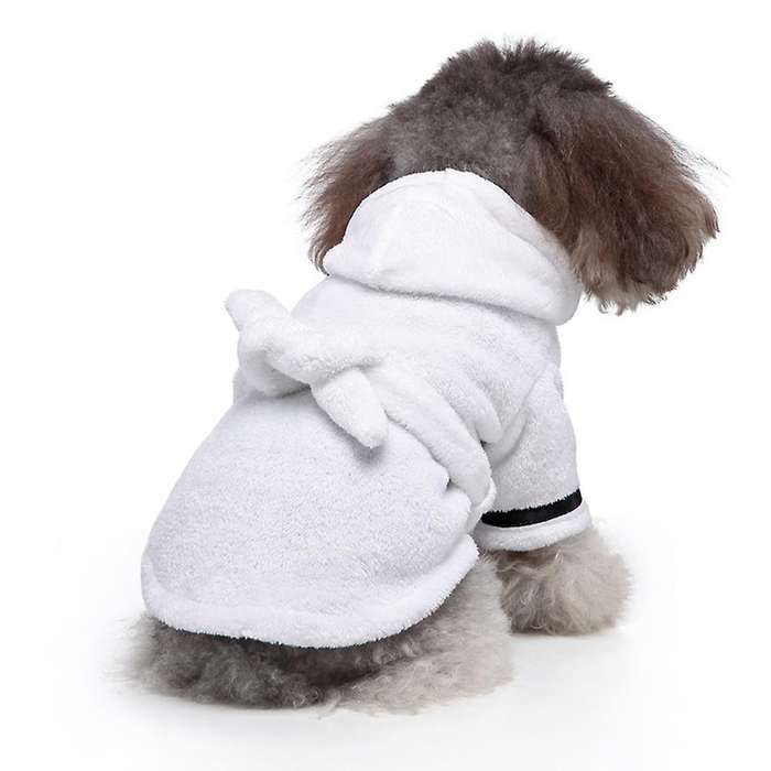Dog Bathrob Pet Bath Drying Towel Clothes for Puppy Dogs Cats Pet -s