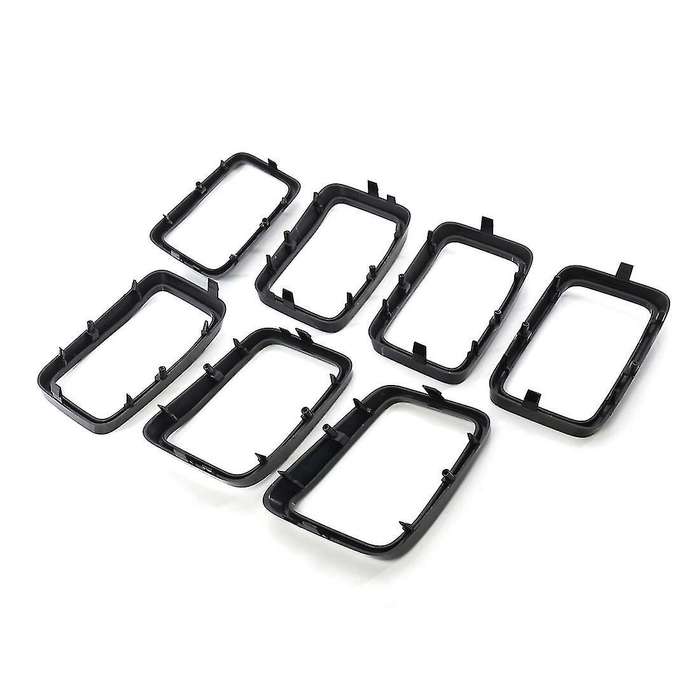 Car Front Grille Grill Ring Cover Inserts Protectors Frame Trims Kit