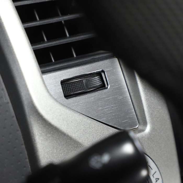 For Toyota Tacoma Car Central Control Air Outlet Dial Silver