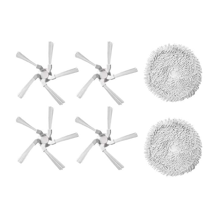 6pcs Parts for Xiaomi Dreame W10 Vacuum Cleaner Mop Cloth Side Brush