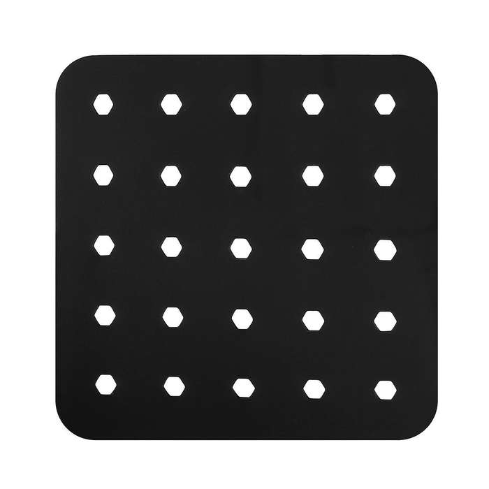 7.5 Inch Reusable Air Fryer Liner Air Fryer Mat Black