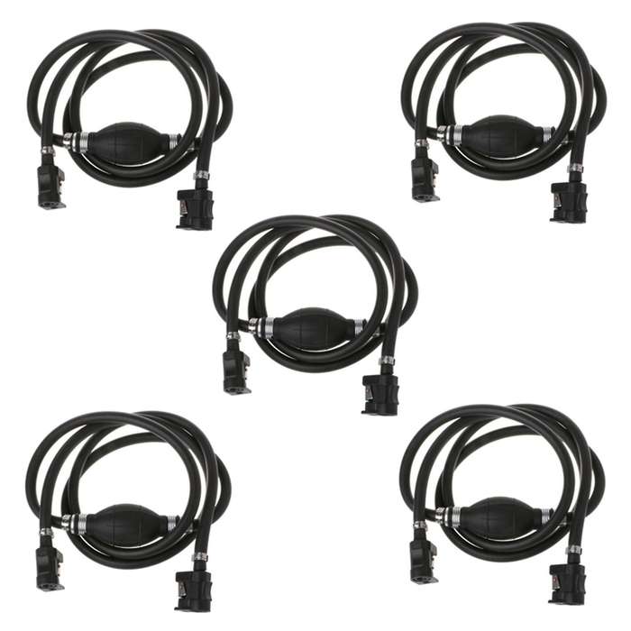 Fuel Line Hose Outboard Boat Engine Petrol Tank Connectors Kit