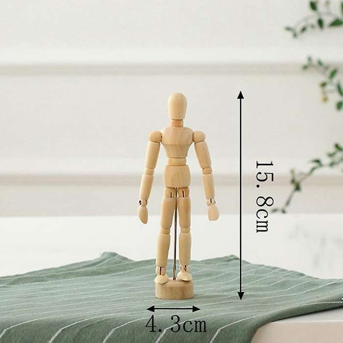 Adjustable Wooden Doll Ornaments Creative Ornaments Home -small