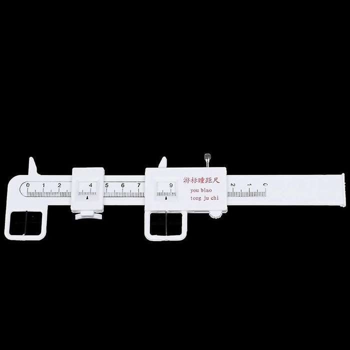 2 Pack Measure Optical Vernier Pd Ruler Pupil Distance Meter Tool