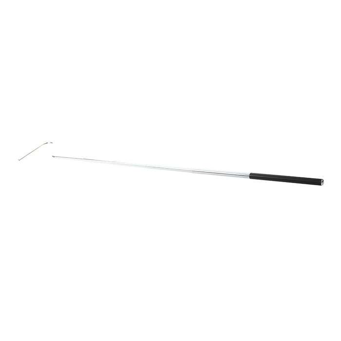 Gancio Per Serpenti Rettili Regolabile 18-66cm Nero Argento
