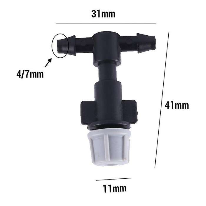 50x Spray Water Fog Misting Nozzle Cooling System Greenhouse Plants