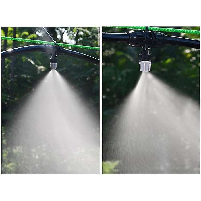 50x Spray Water Fog Misting Nozzle Cooling System Greenhouse Plants