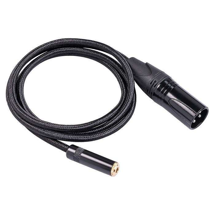 Xlr 3 Pin Male Plug to 3.5mm Trs 1/8 Inch Adapter, 3.3 Feet/1.0m