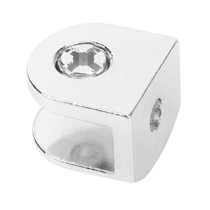 6 Pcs Adjustable Glass Clamps 6 Mm Glass Bracket Zinc Alloy Clip