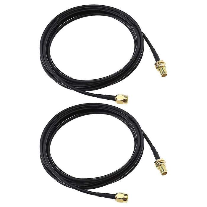 2pcs 3meter Sma Antenna Cable Rg174 Antenna Extension Coaxial Cable